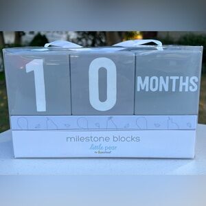 ✨ Little Pear Baby Keepsake Milestone Blocks